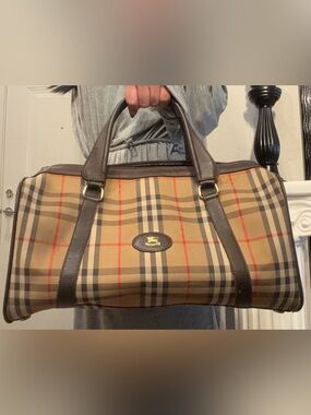 Authentic Burberry travel duffel
